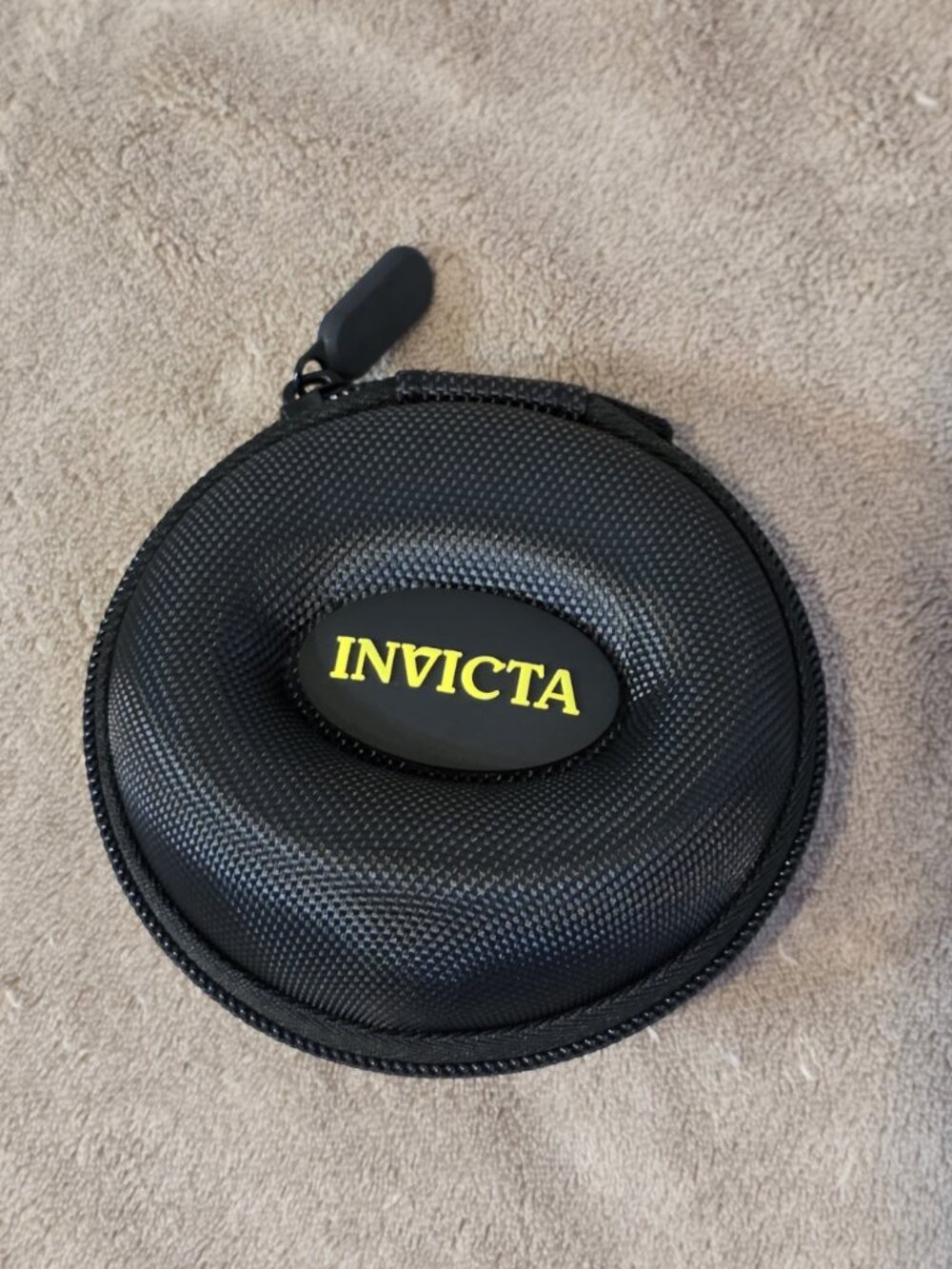 NWT Invicta Black Single Watch Travel Hard Shell Travel Case